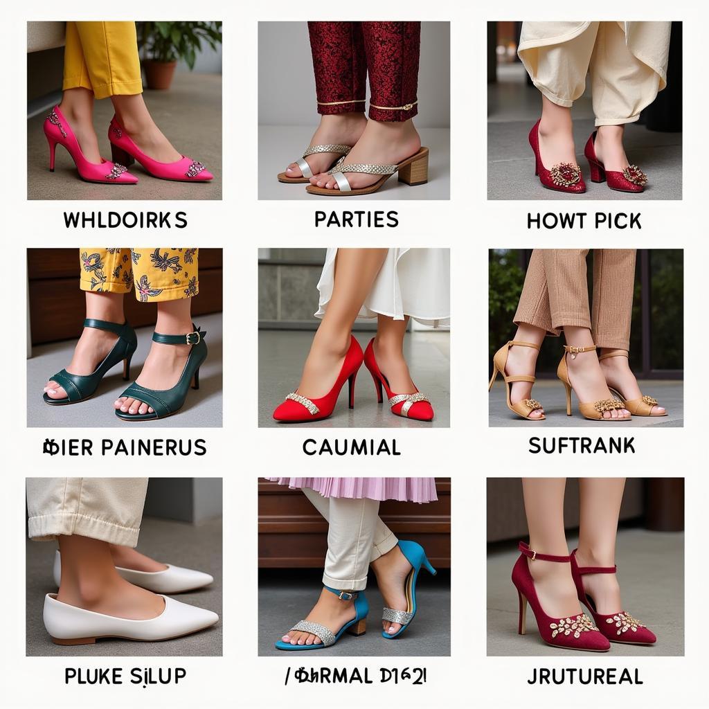 Pakistani Ladies Shoes for Different Occasions