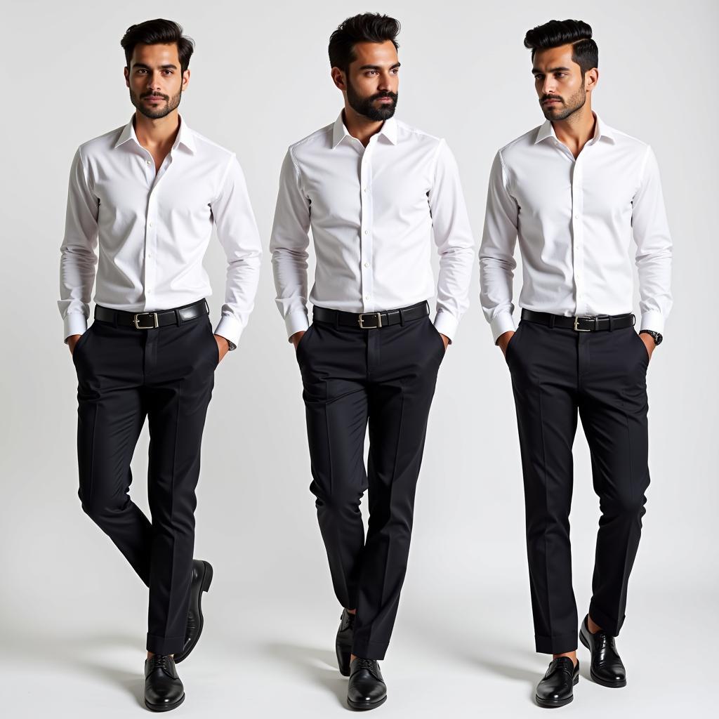 Pakistani Men Dress Shirts Fits: Classic, Slim, Modern