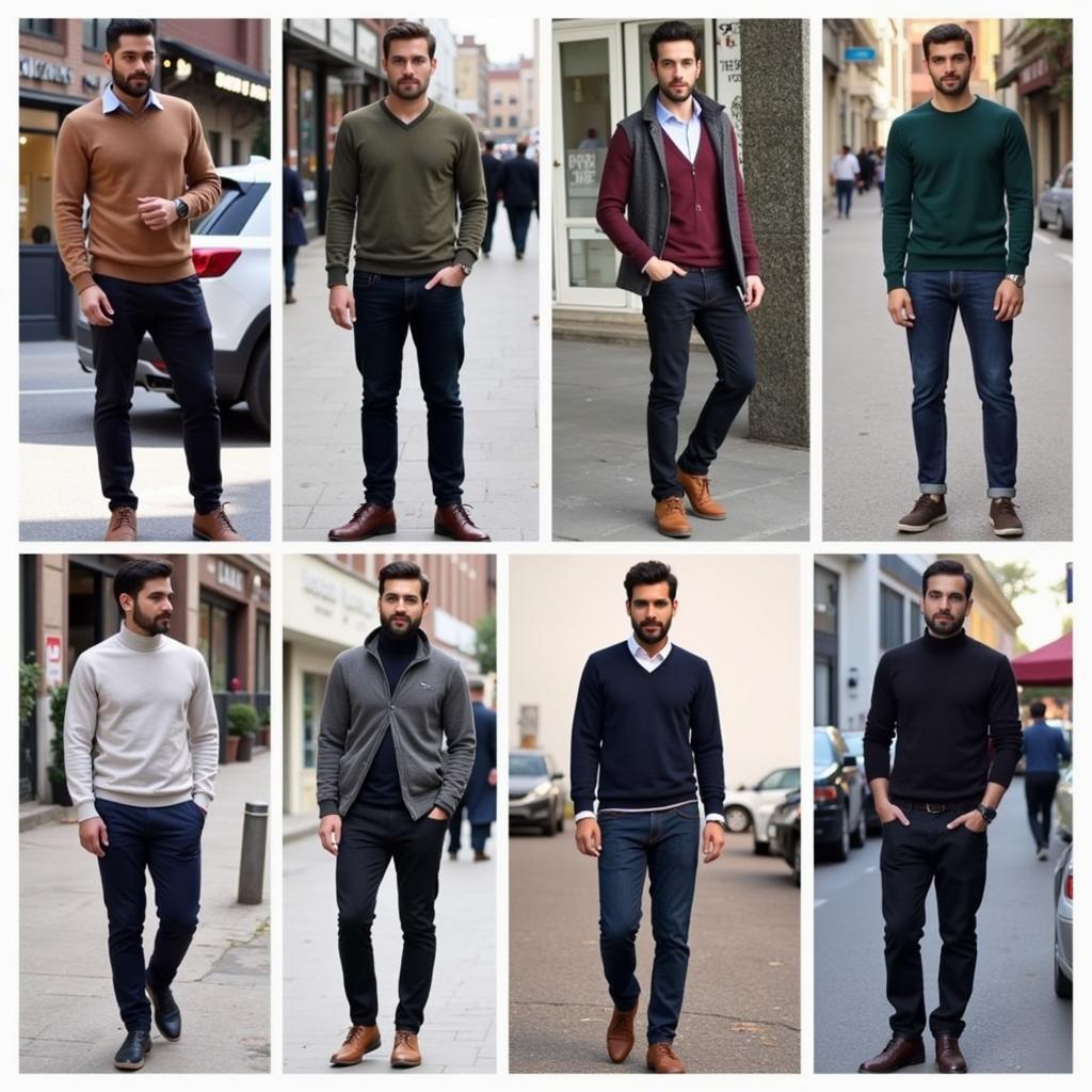 Different Sweater Styles for Pakistani Men