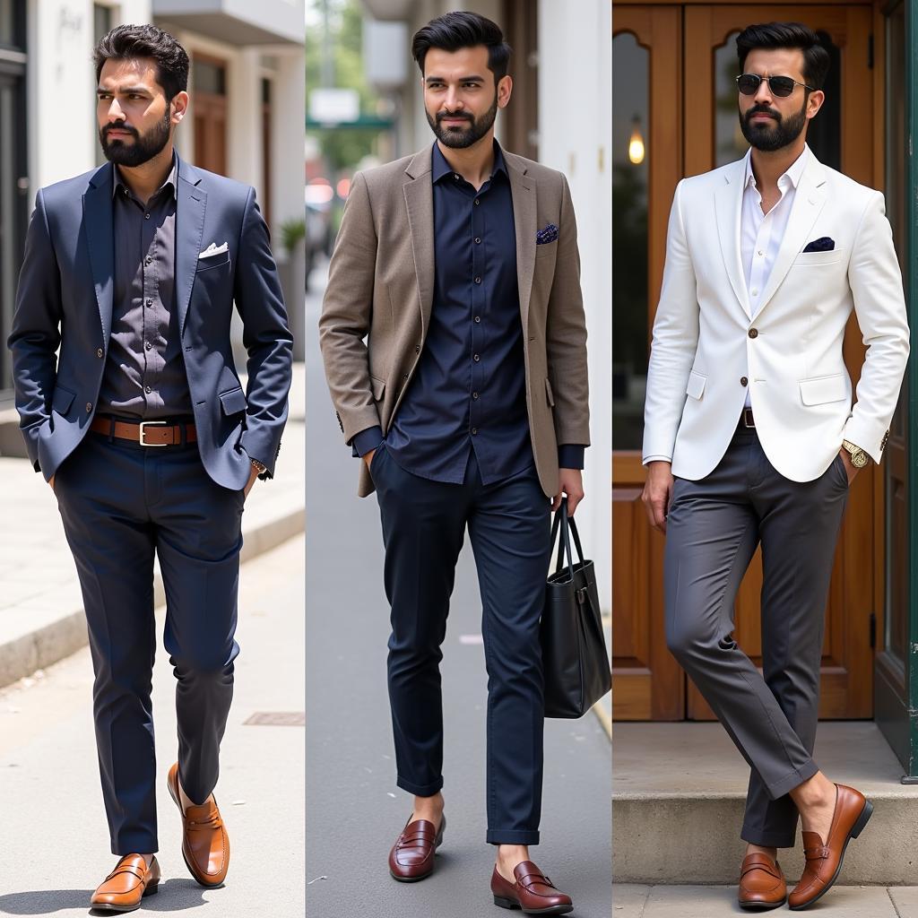 Men in Pakistan Sporting Stylish Penny Loafers