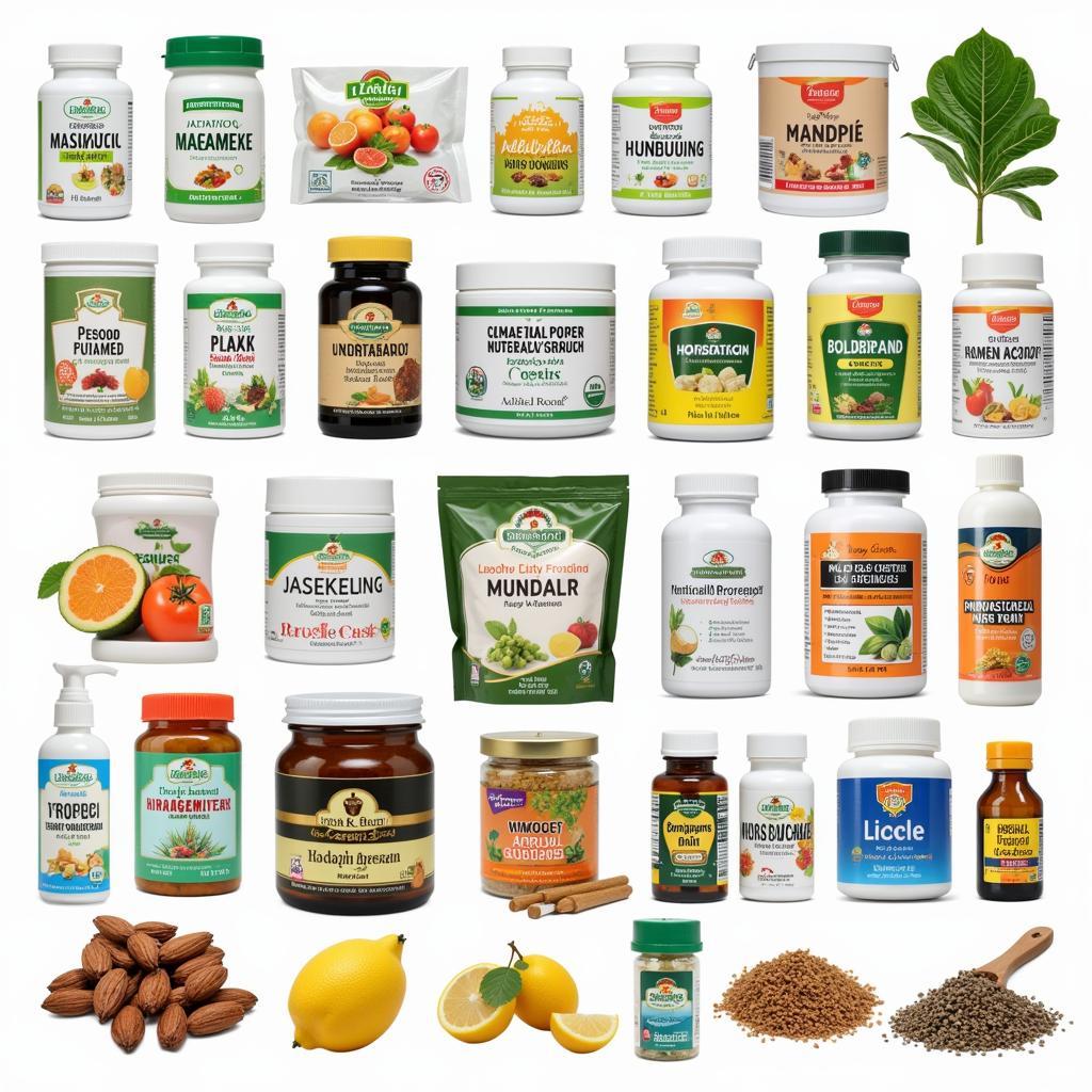 Pakistani Nutraceutical Products Display