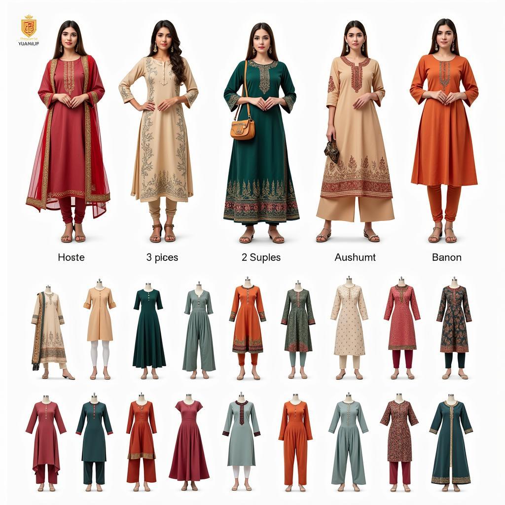 Variety of Clothing Options in Pakistani Online Stores