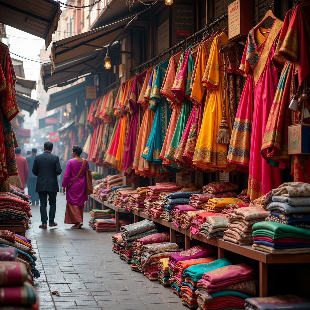 Pakistani Saree Shops and Markets