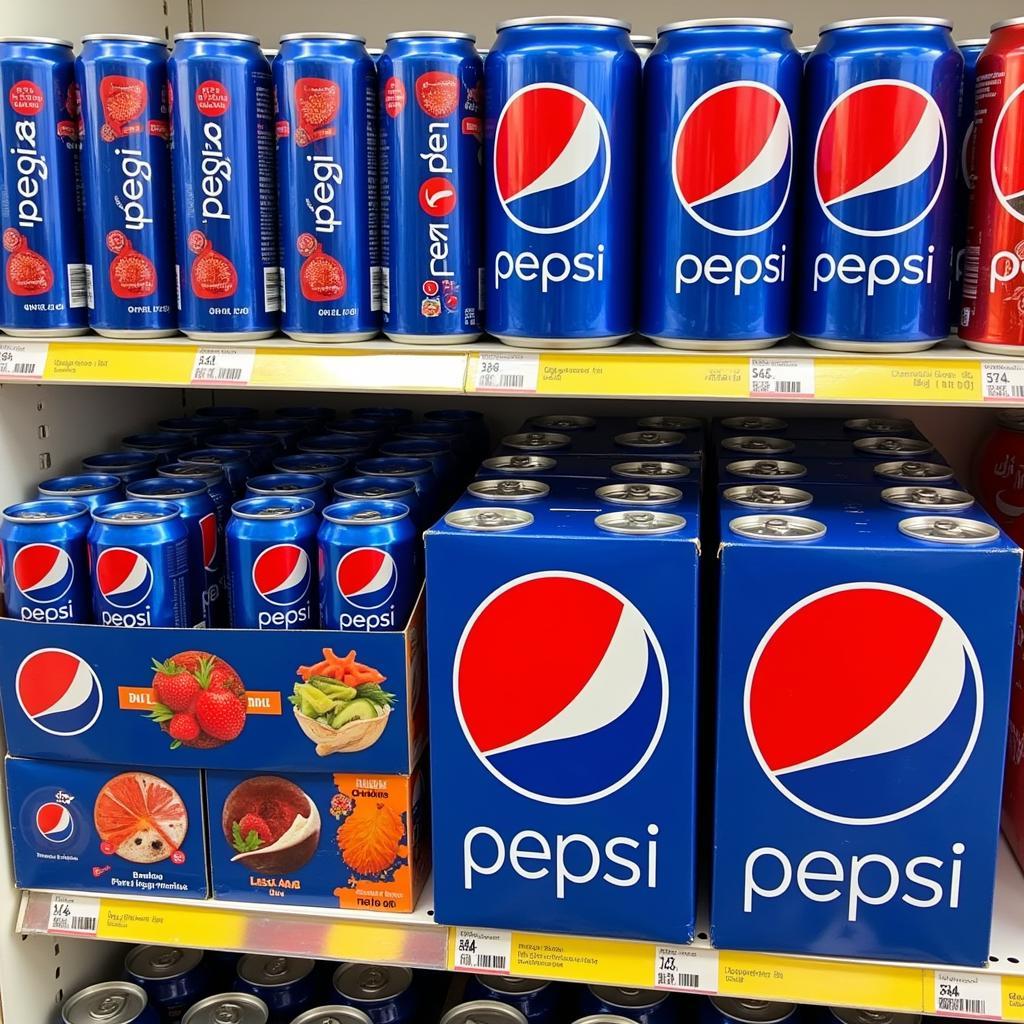 Pepsi Display in a Pakistani Supermarket