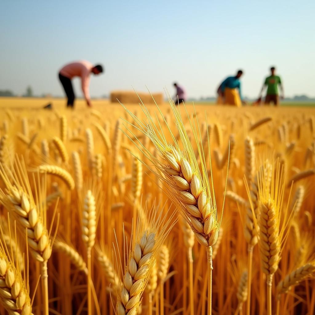 Wheat Harvest in Pakistan