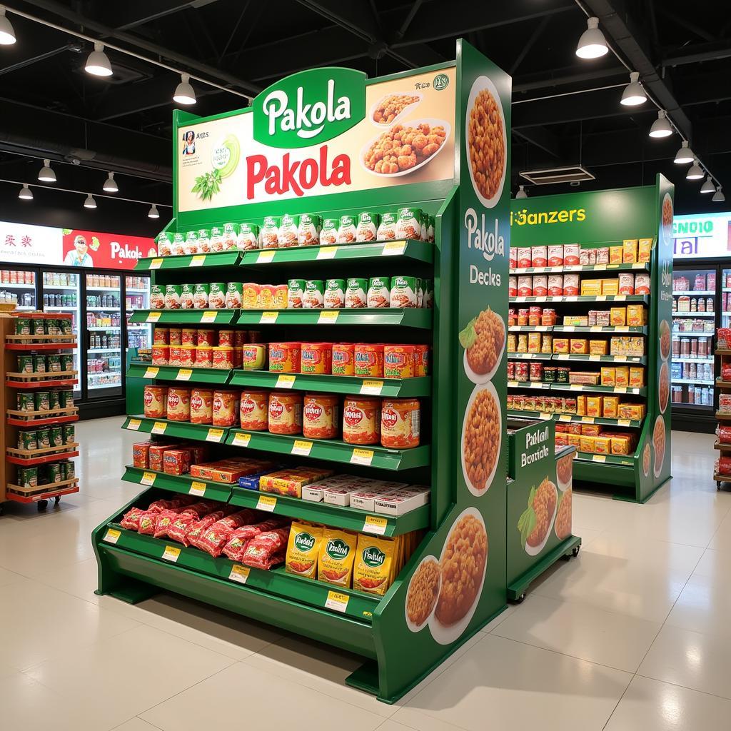 Pakola Display in a Pakistani Supermarket