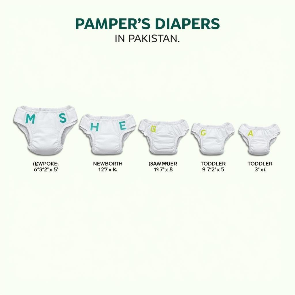 Pampers Diapers Sizes in Pakistan