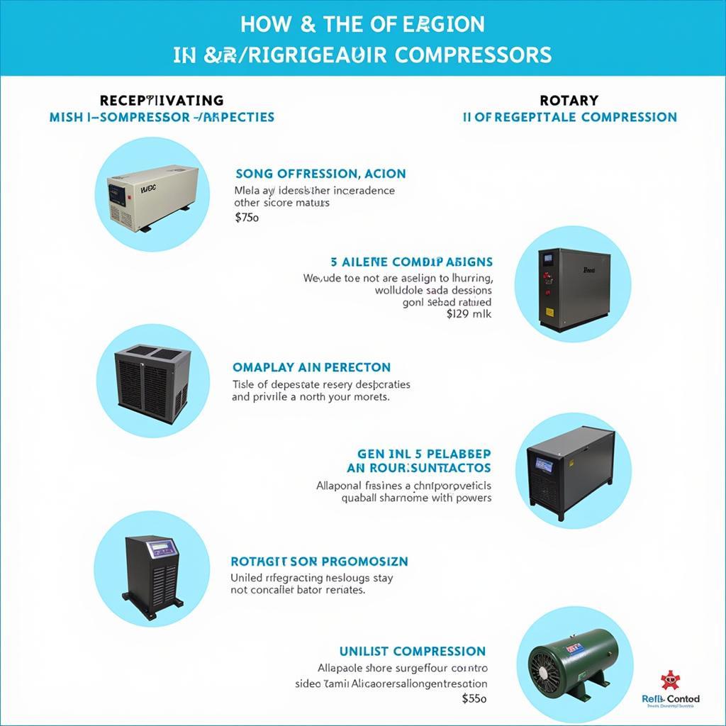 Types and Capacities of Pel Refrigerator Compressors