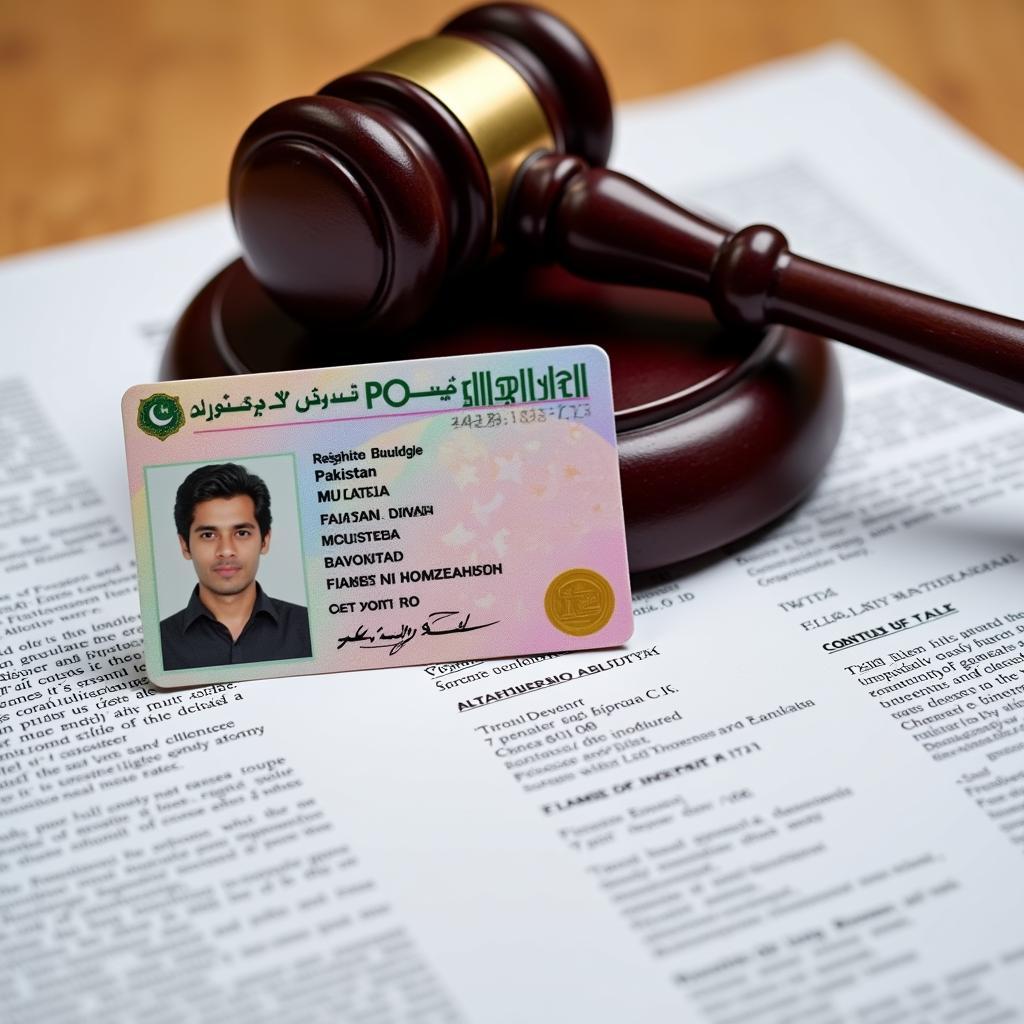 Penalties for Using a Fake Pakistani ID Card