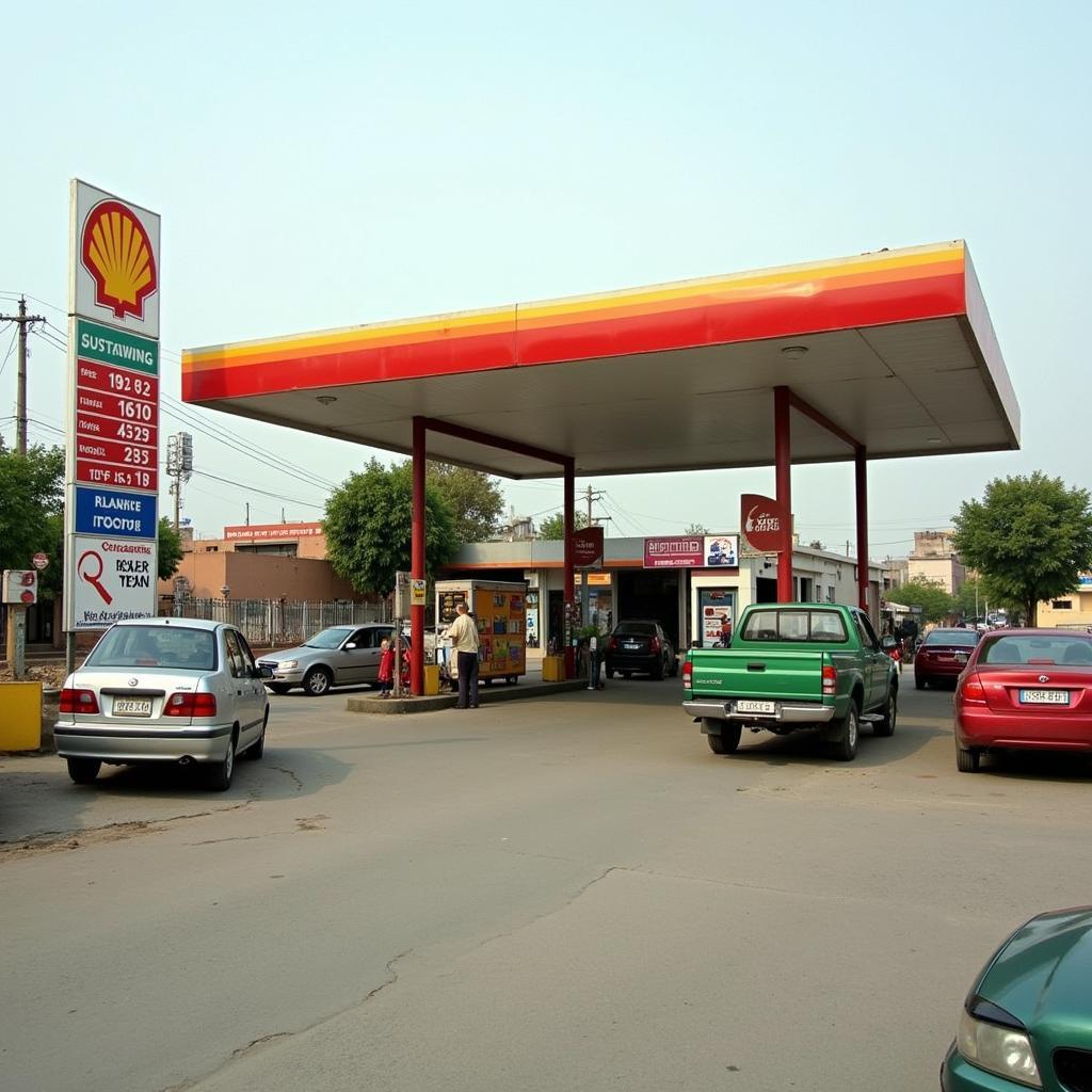 Petrol Station in Pakistan 2000