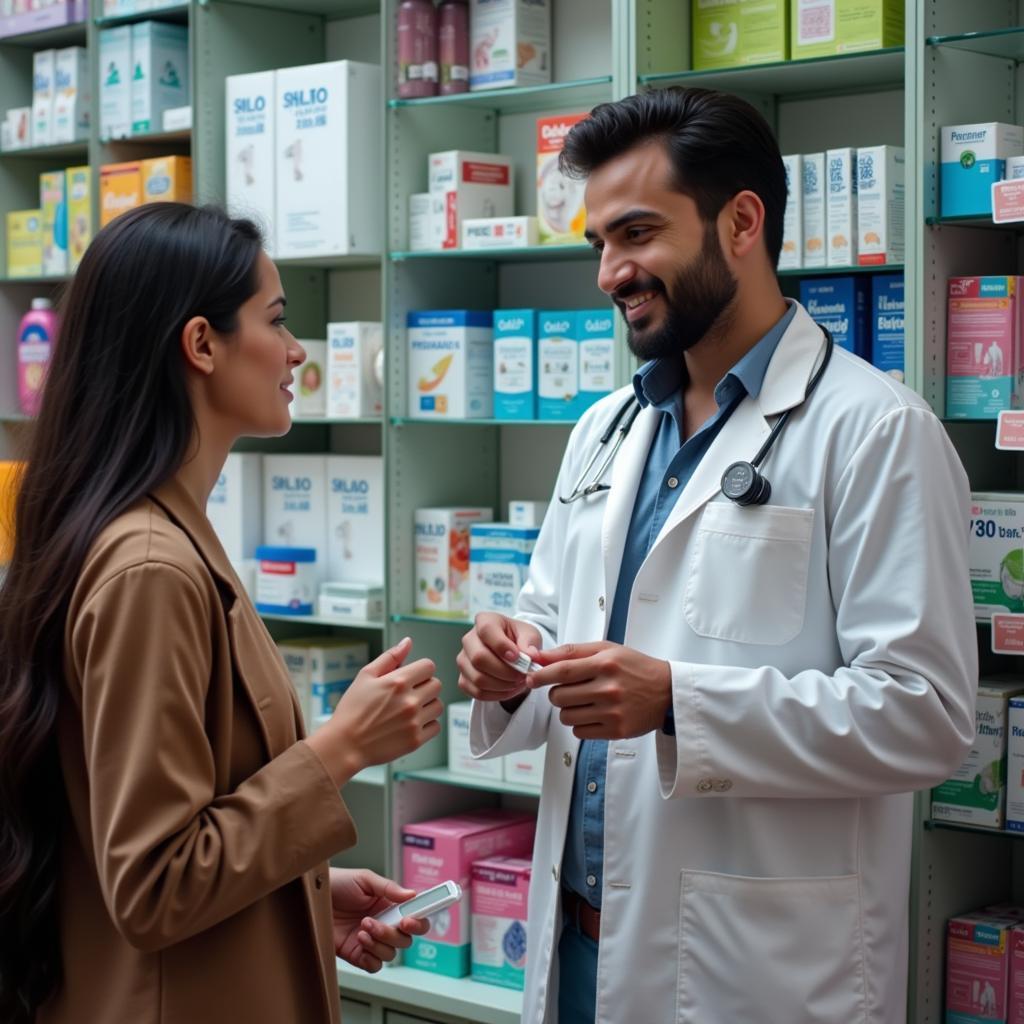 Pharmacy in Pakistan Selling Pregnancy Test Kits