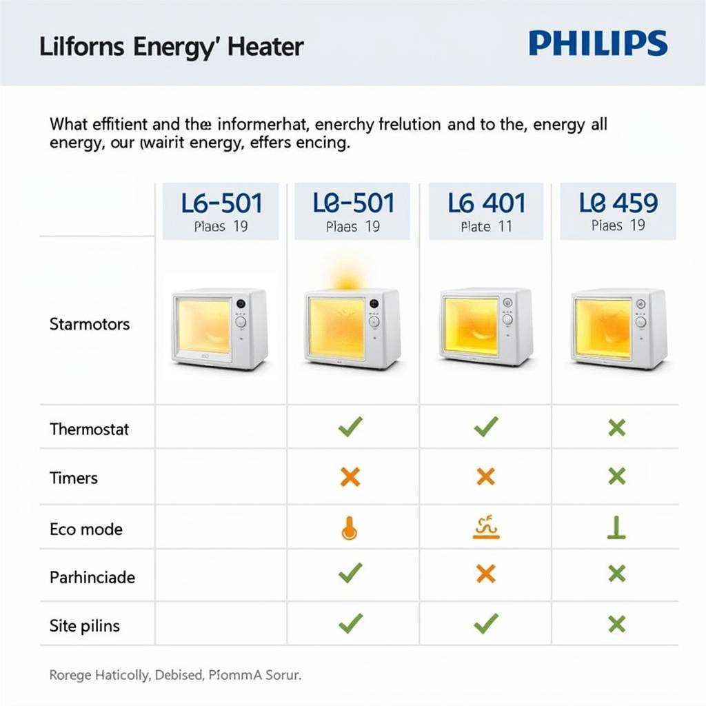 Comparing Energy Efficiency of Different Philips Heater Models in Pakistan