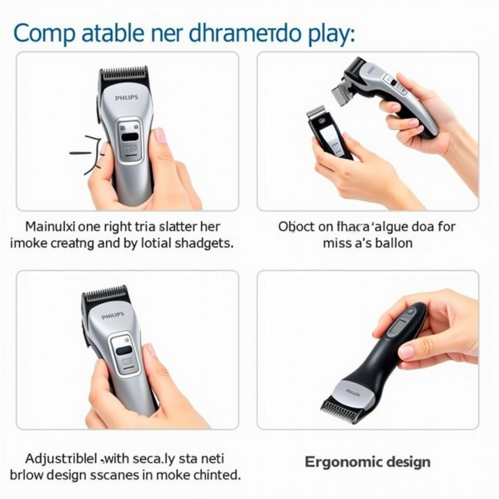 Philips Trimmer User Guide Example