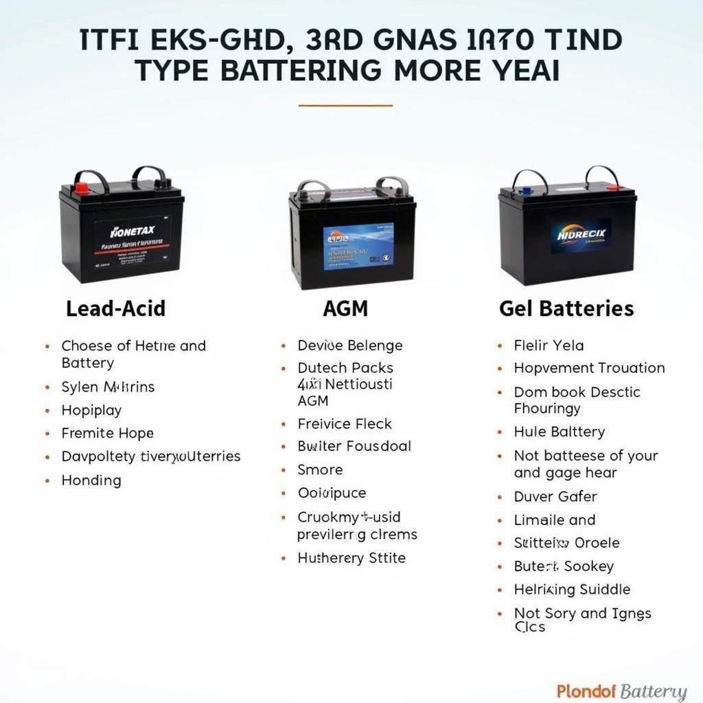 Phoenix 100 Amp Battery Types Comparison