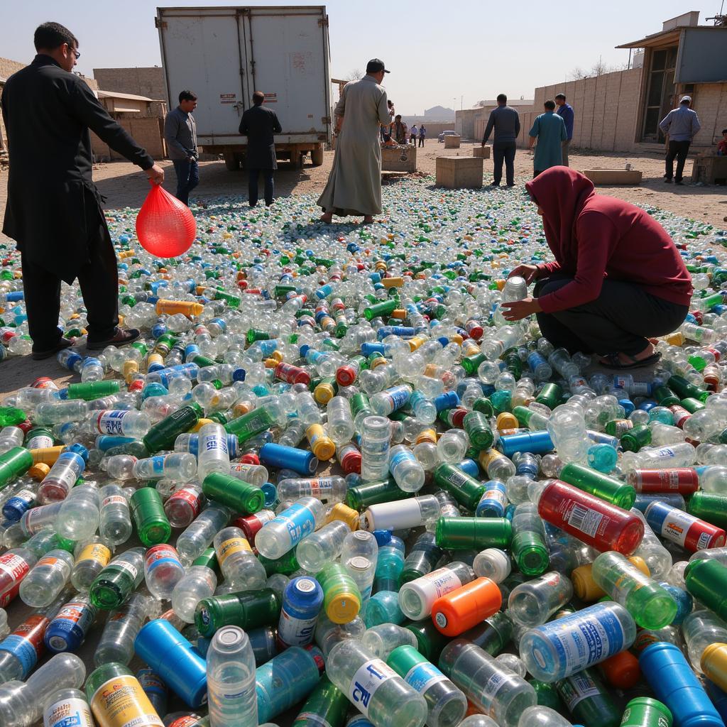 Plastic Bottle Collection Center in Pakistan