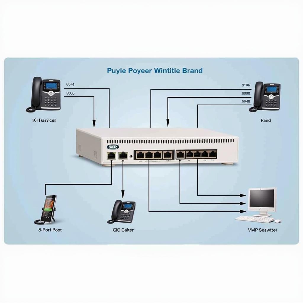 Example of a PoE Switch 8 Port Setup