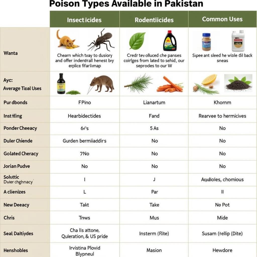 Poison Price Comparison in Pakistan