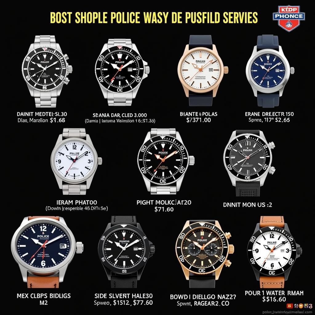 Police Watch Models Available in Pakistan