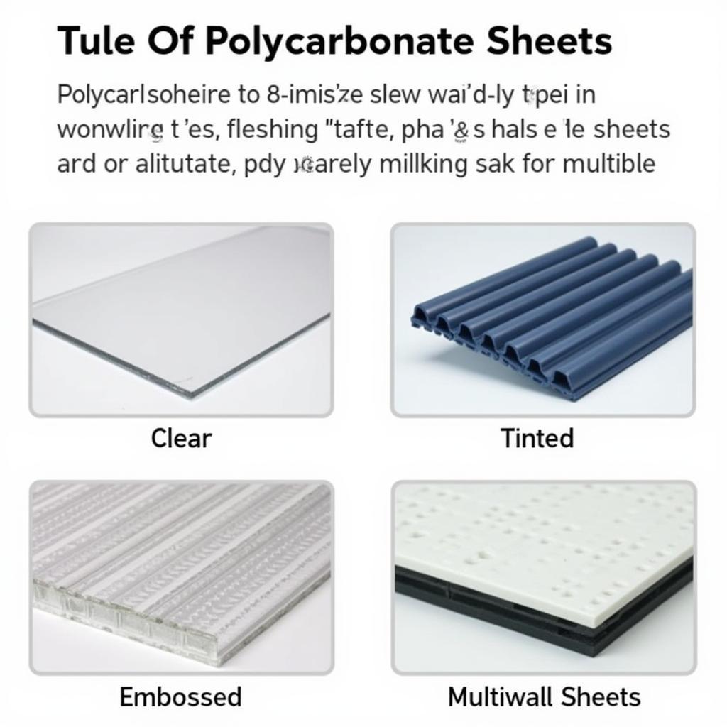 Different Types of Polycarbonate Sheets Available in Pakistan