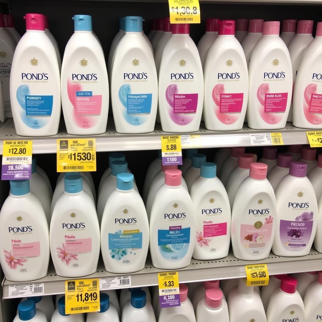 Ponds Cleansing Milk in Retail Stores in Pakistan