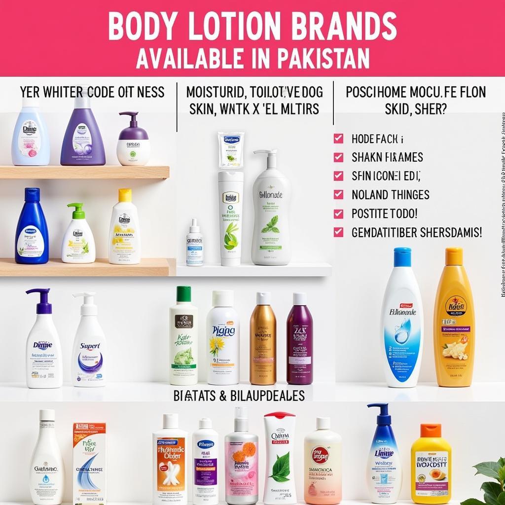 Popular Body Lotion Brands Available in Pakistan