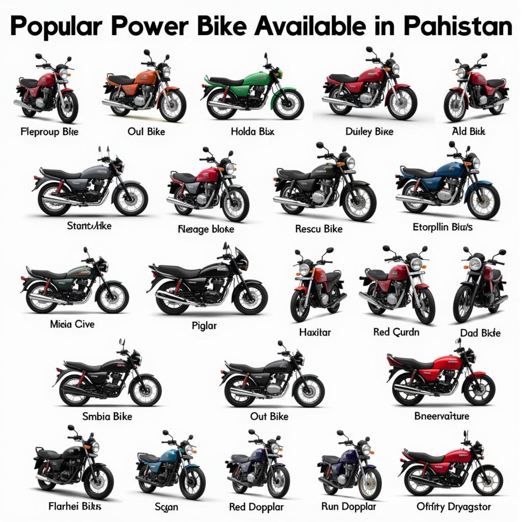 Popular Power Bike Models in Pakistan