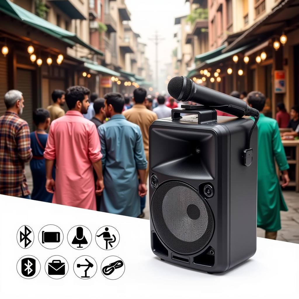 Portable Speaker with Mic in Pakistan