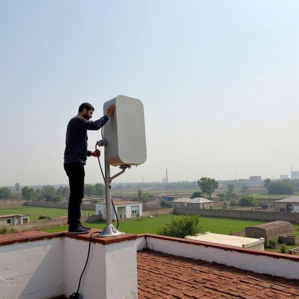 Installing PowerBeam M5 400 in a Rural Area in Pakistan