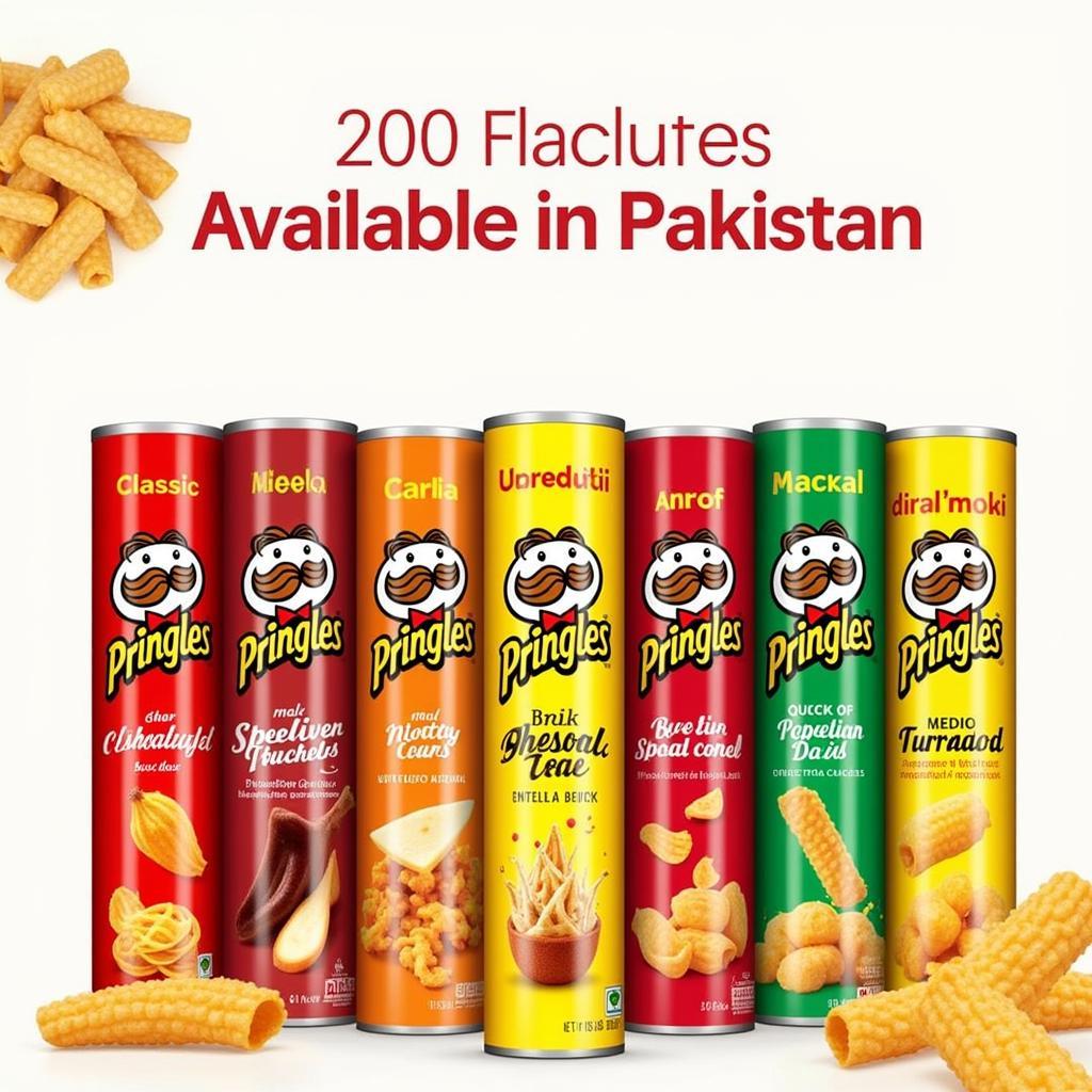 Pringles Flavor Variety in Pakistan