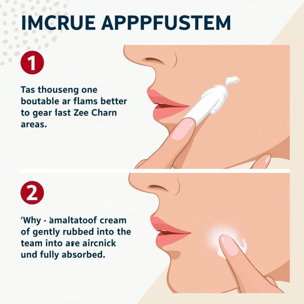 Applying Provate G Cream