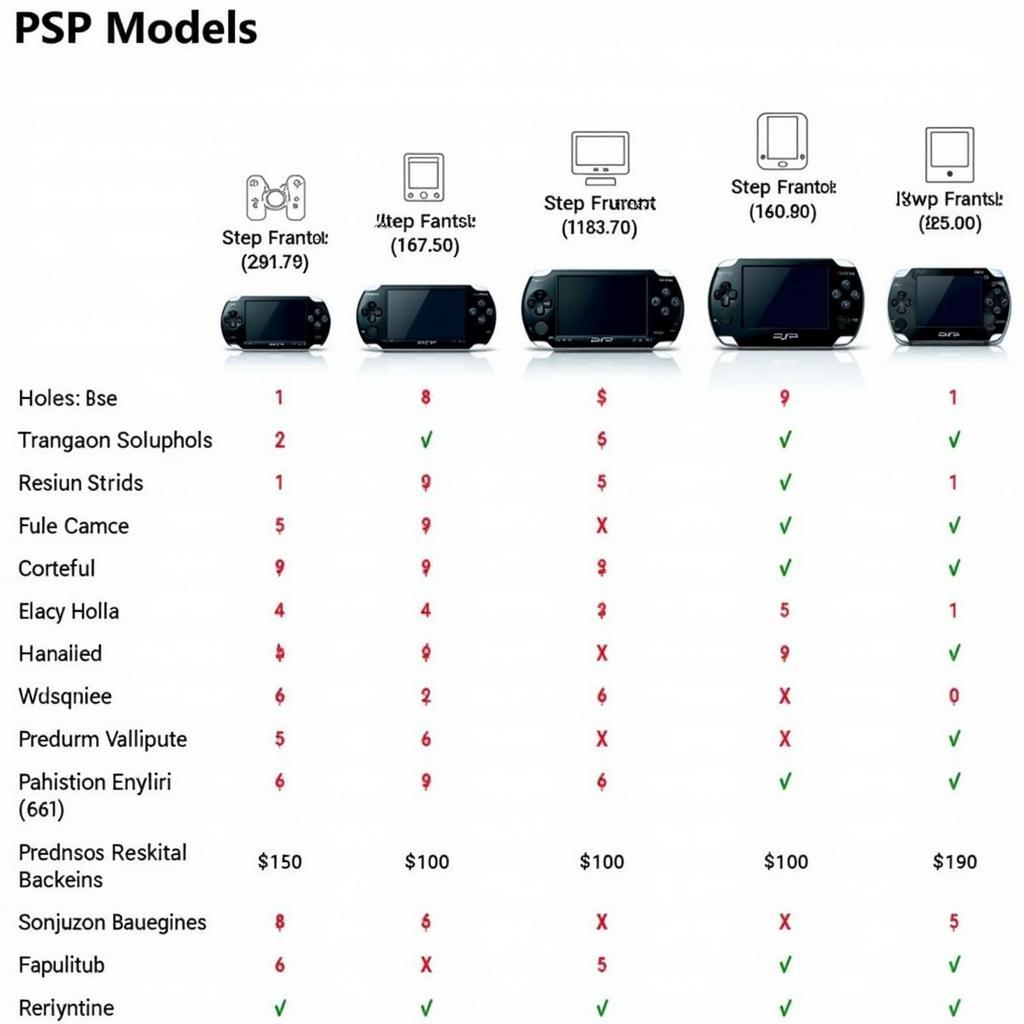 PSP Models Comparison in Pakistan