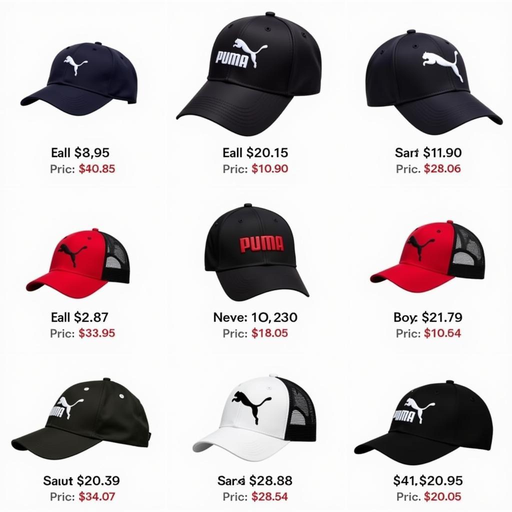 Puma Caps Price Range in Pakistan