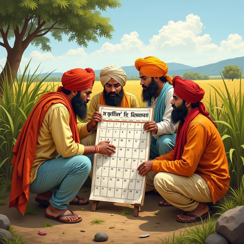 Punjabi Farmers Consulting Calendar