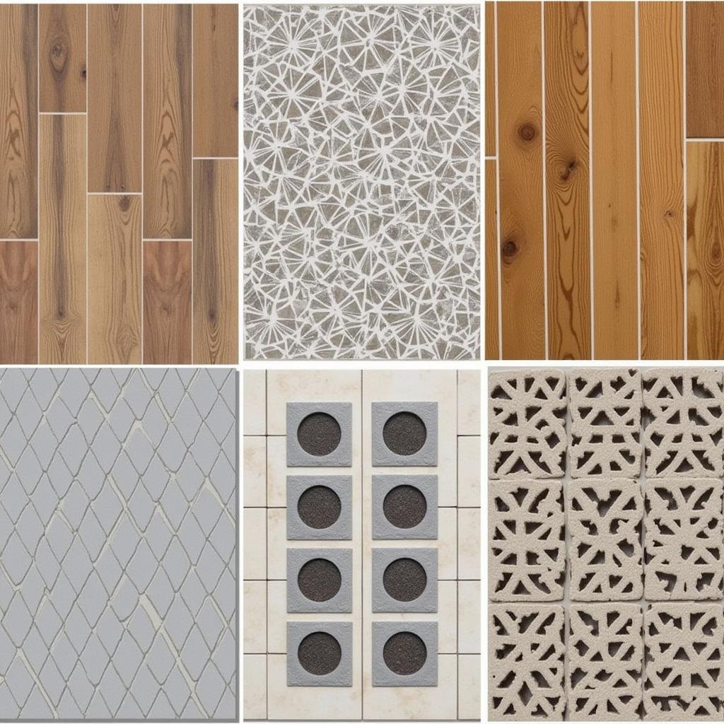 PVC Floor Tiles in Various Designs