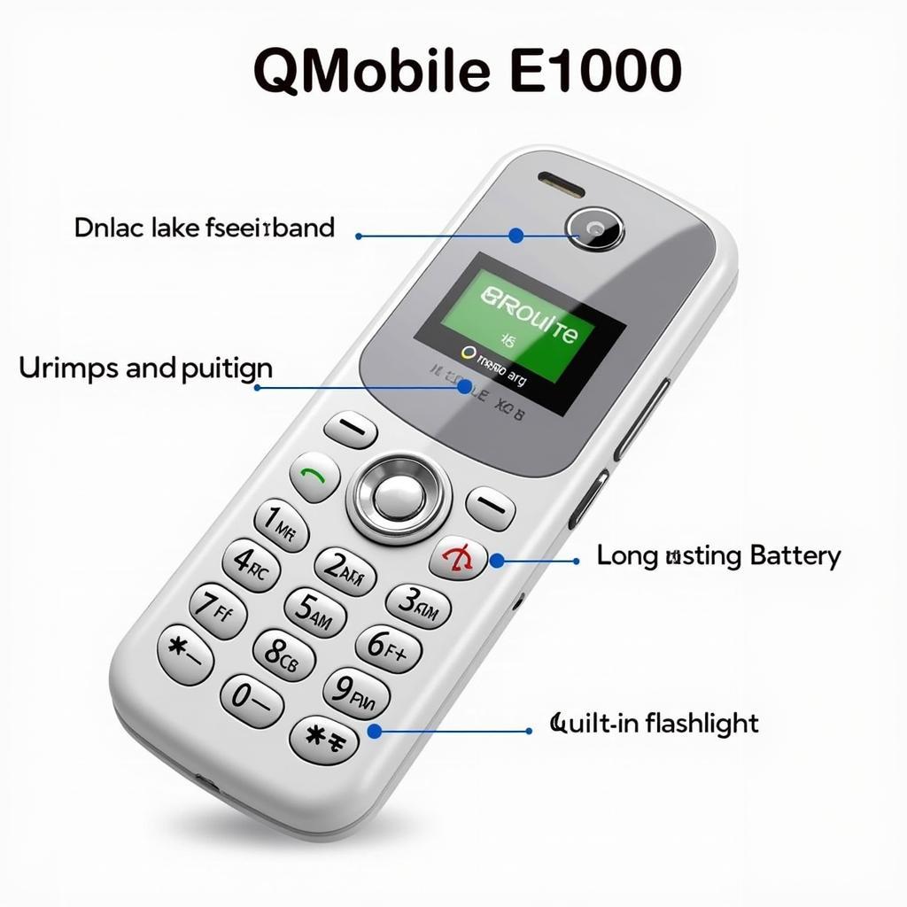 QMobile E1000 Basic Phone Features