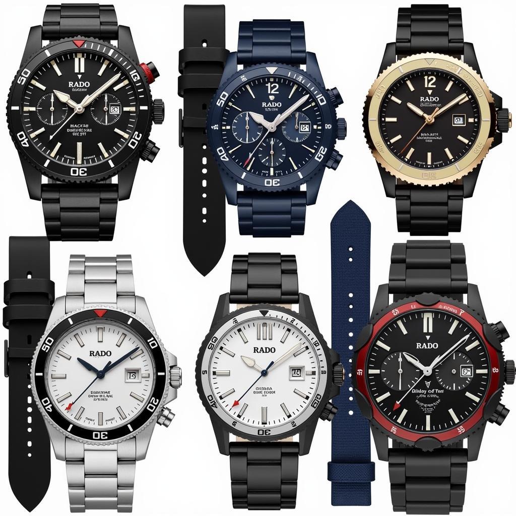 Modern Rado Diastar Collection