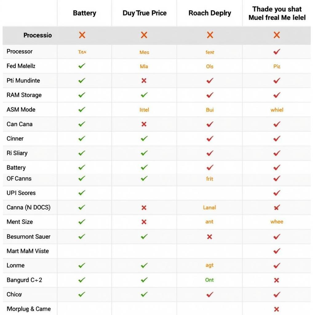 Realme C Series Specs Comparison