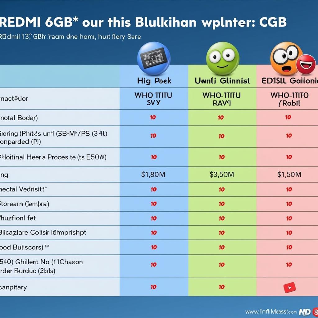 Redmi 13C 6GB vs Competitors