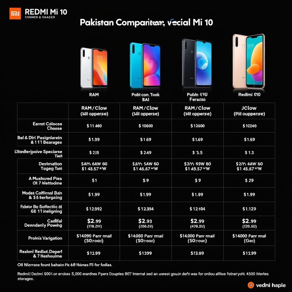 Redmi Mi 10 Price Comparison in Pakistan