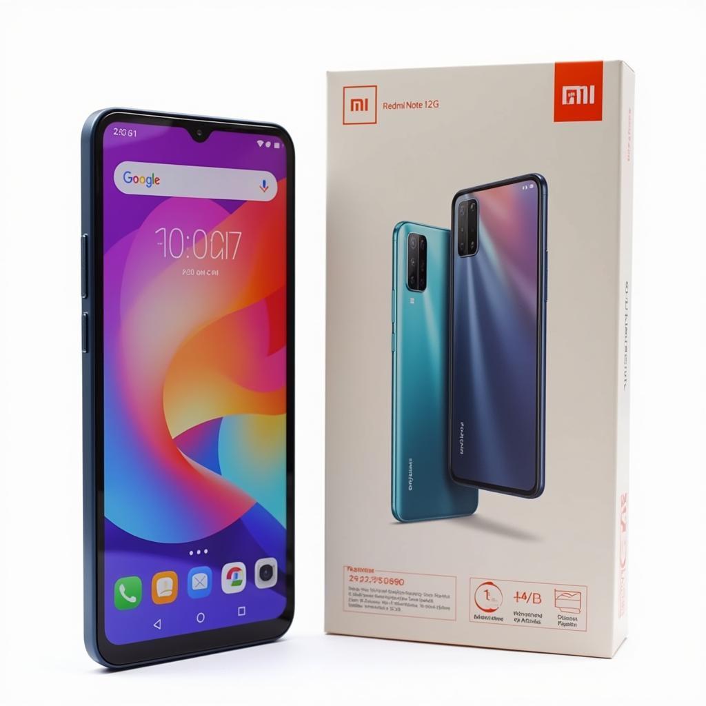 Redmi Note 12 4G box and phone