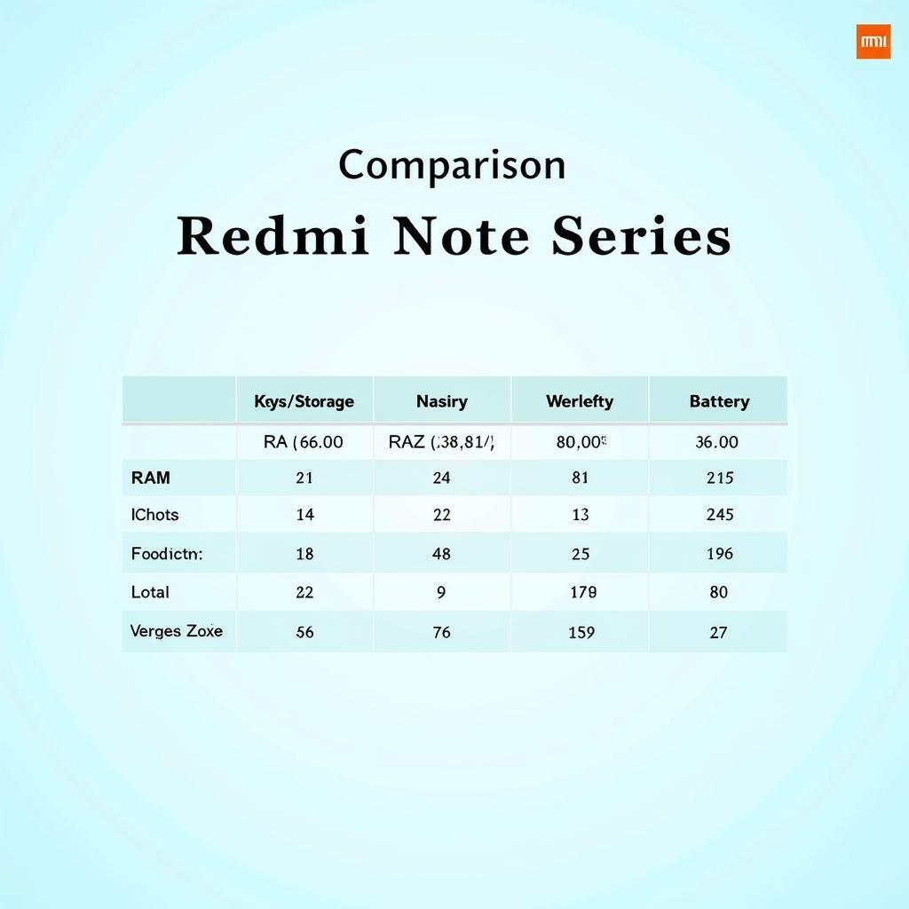 Redmi Note Series Price Comparison in Pakistan