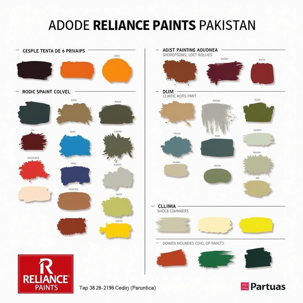 Reliance Paints Pakistan Color Chart