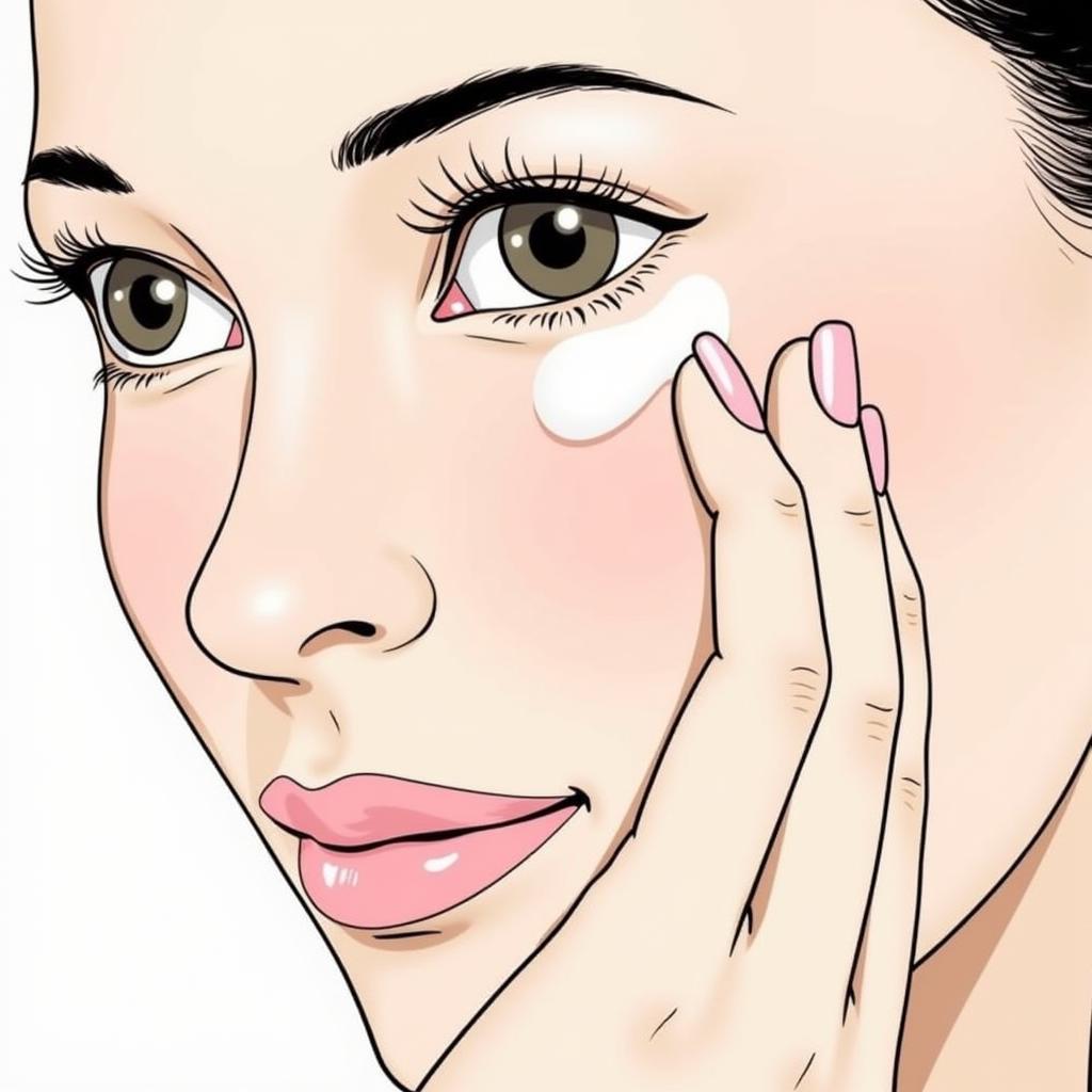 Applying Retinol Eye Cream Correctly