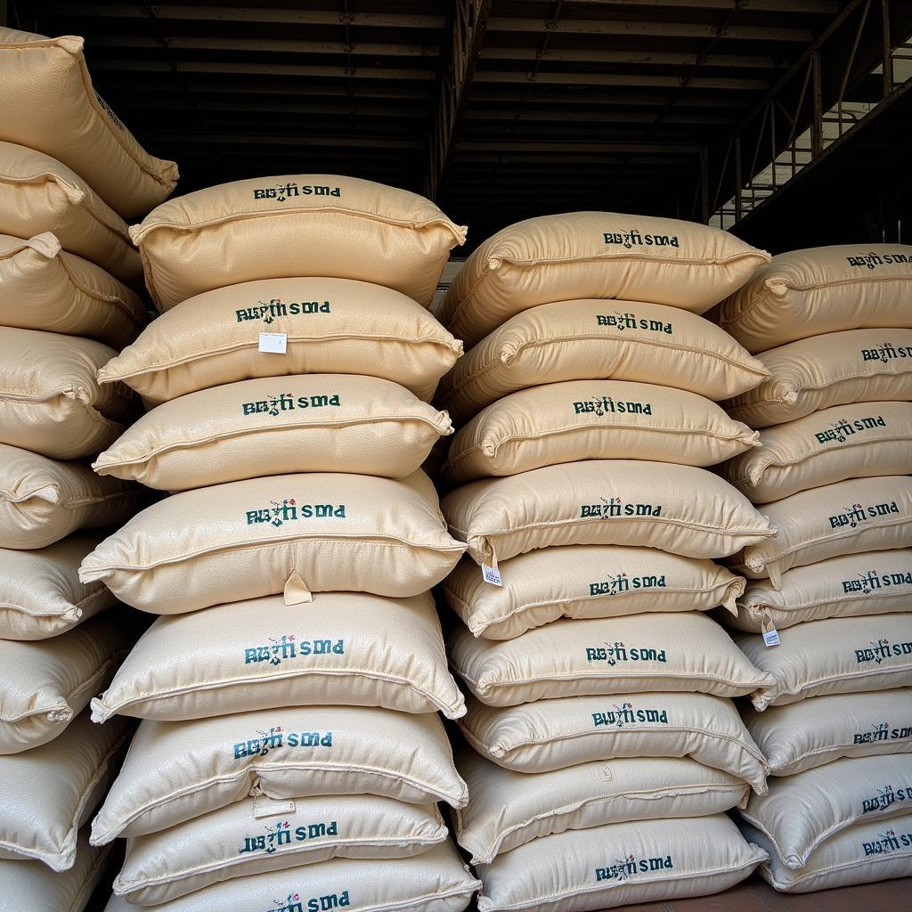 Bags of Rice in Pakistan