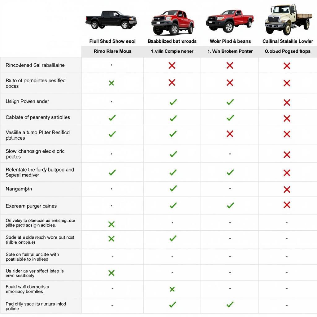 Rimco Stabilizer Comparison Chart