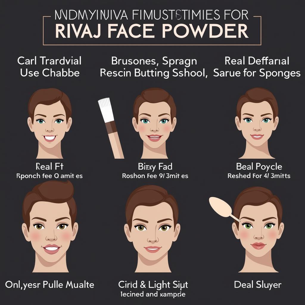 Rivaj Face Powder Application