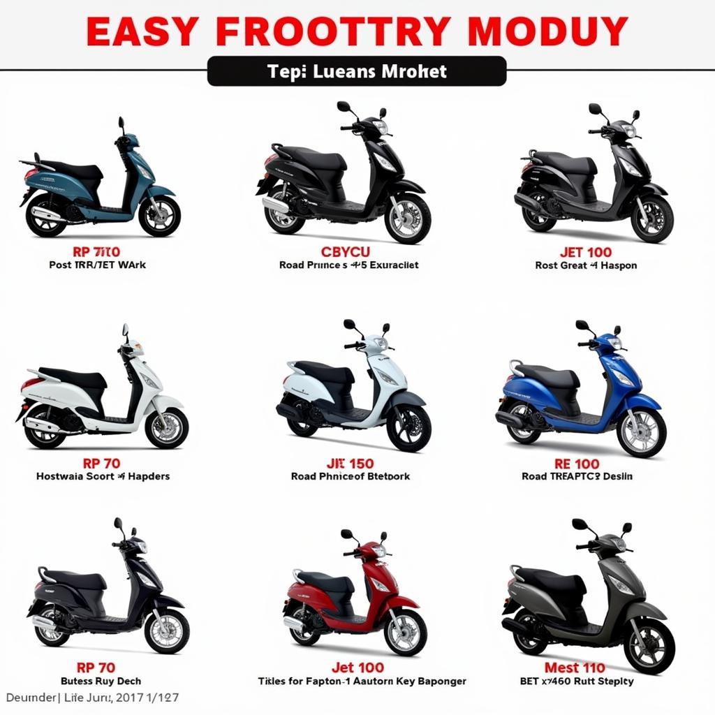 Road Prince Scooty Models Available in Pakistan