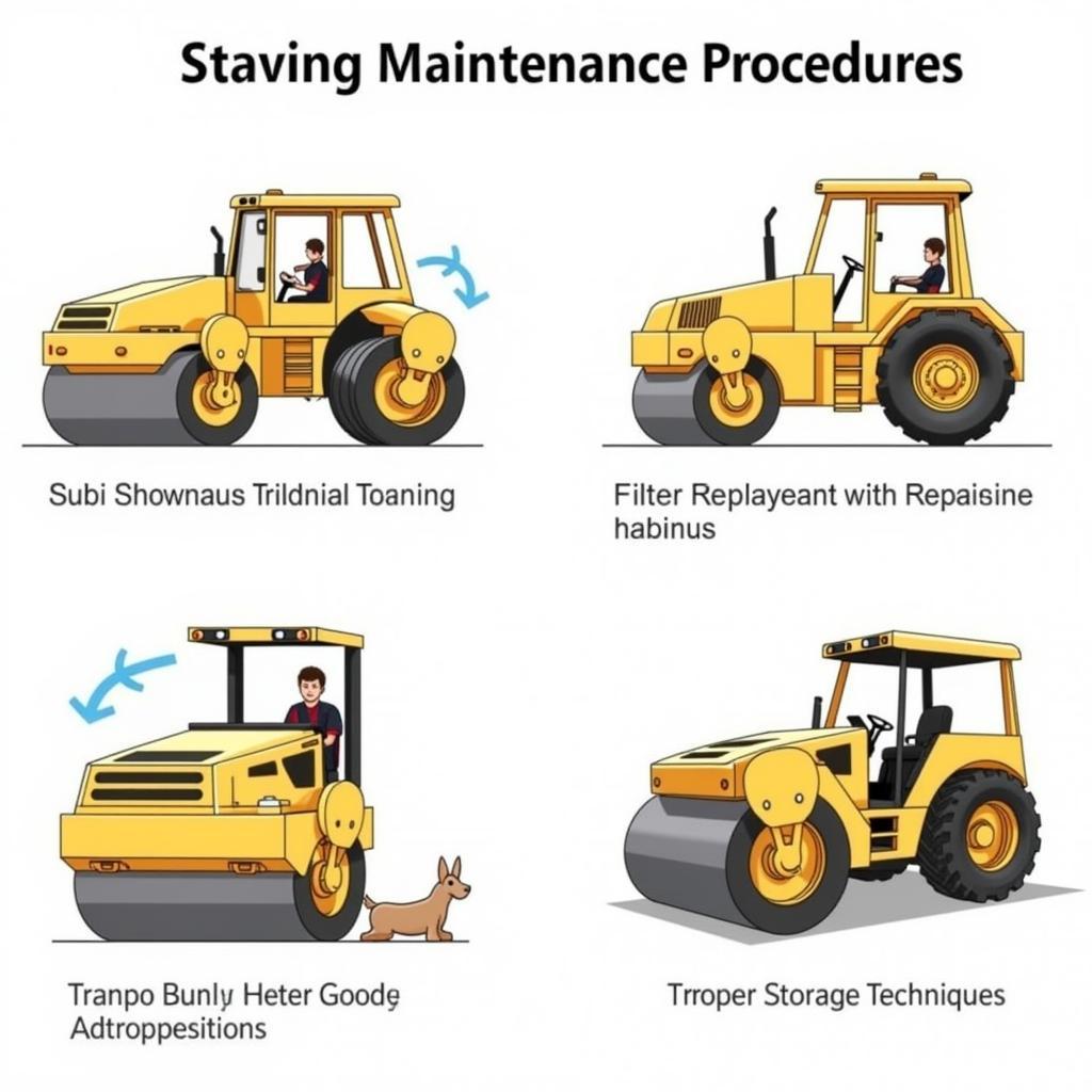 Maintaining a Road Roller in Pakistan