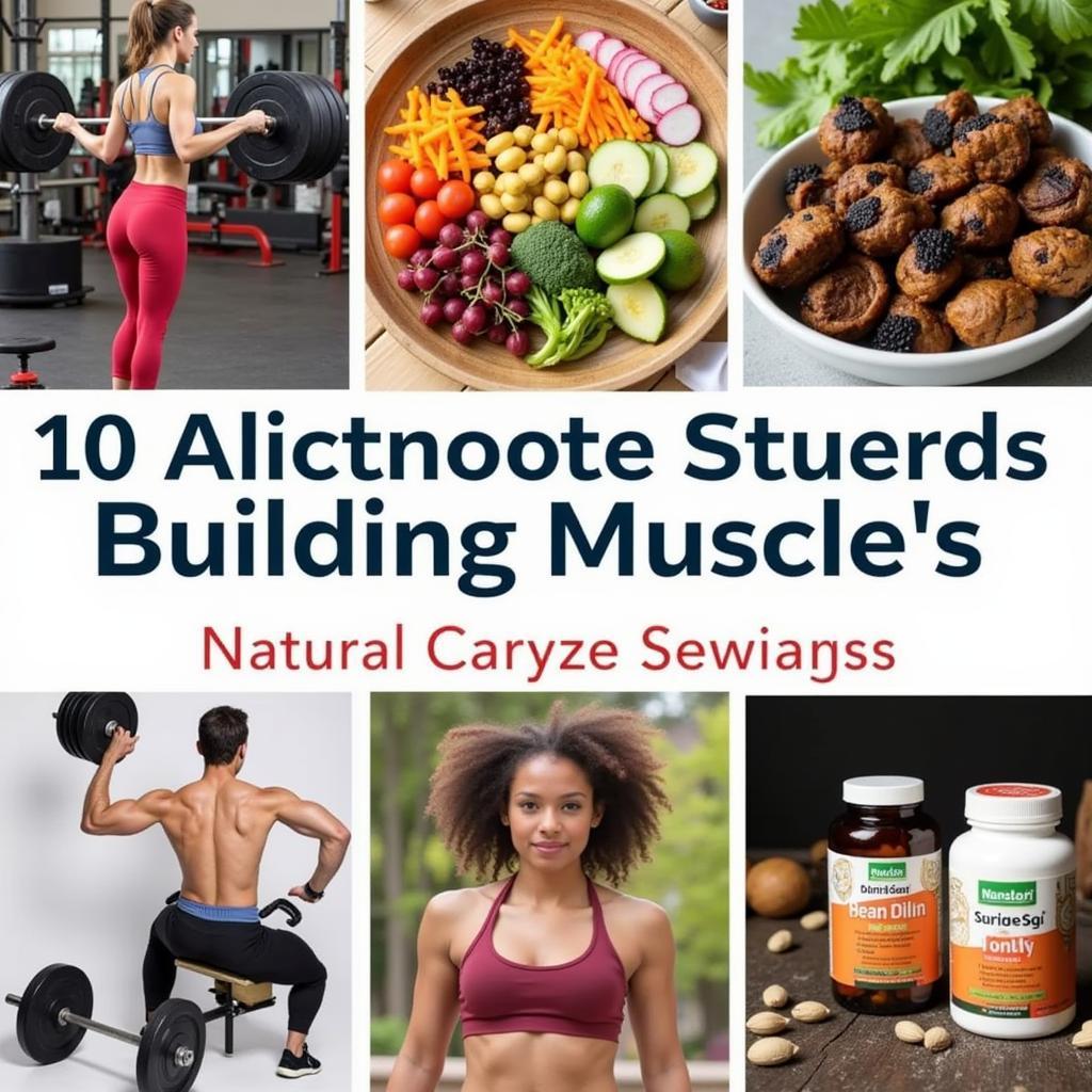 Alternative methods for building muscle safely and naturally.