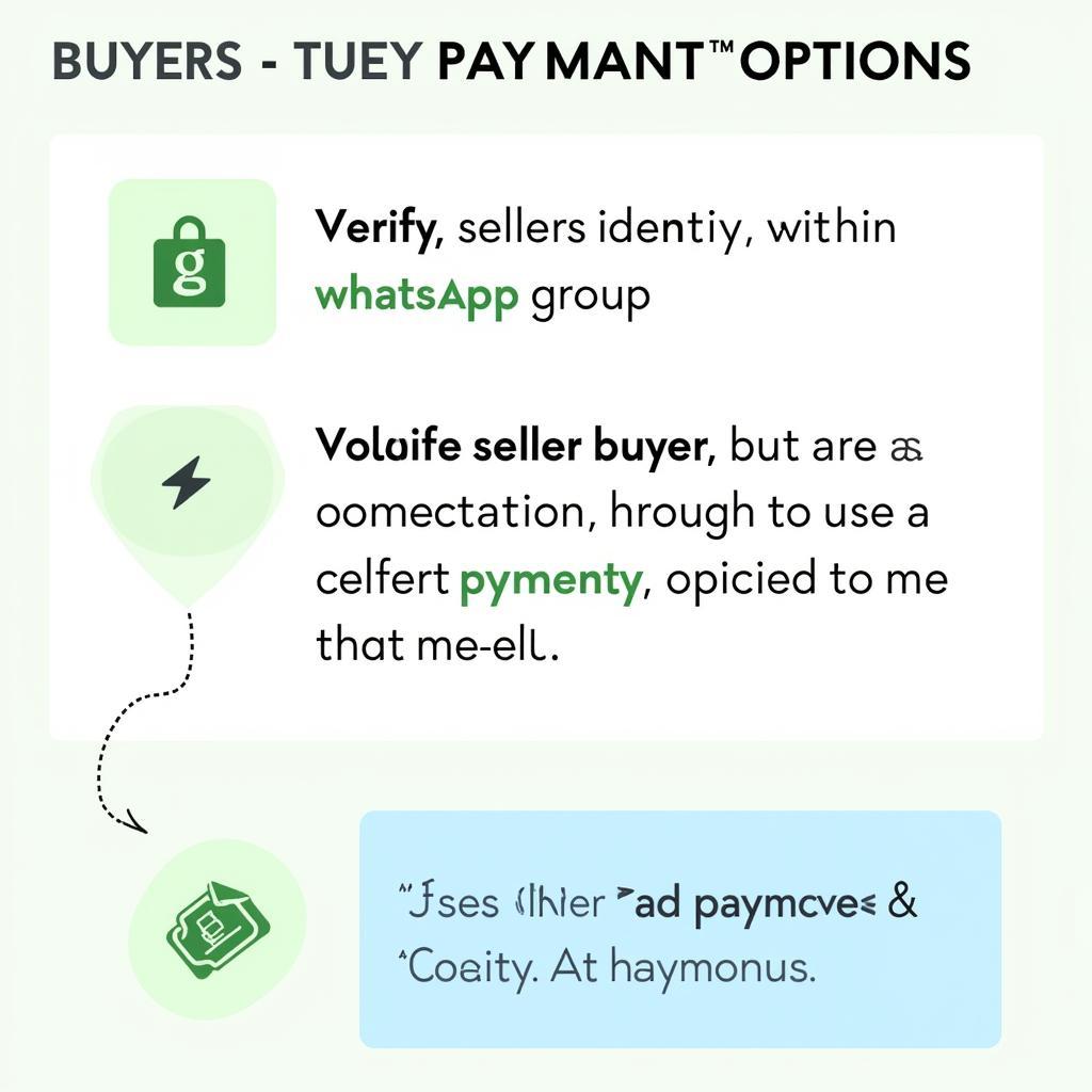 Safe Online Transactions in WhatsApp Group